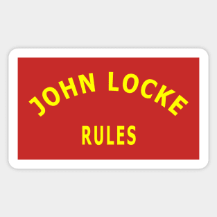 John Locke Rules Sticker